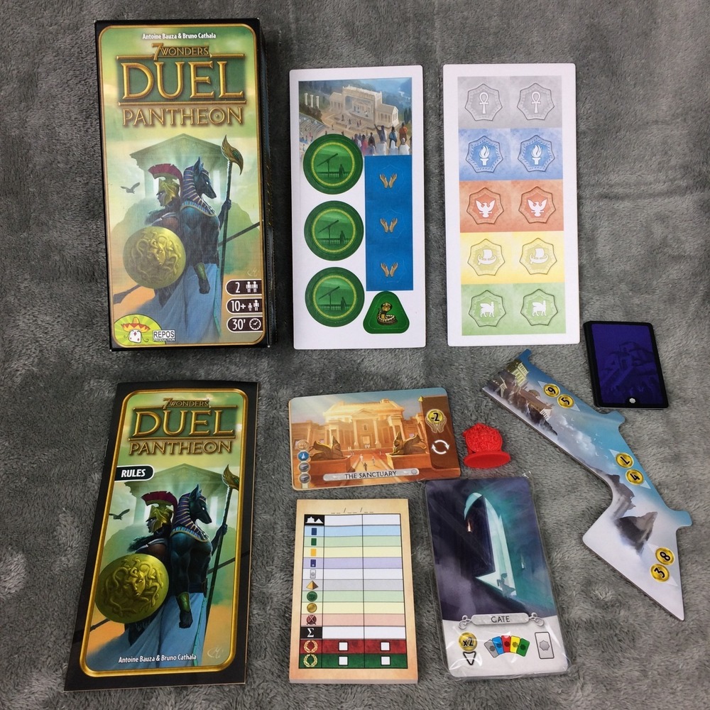 Pantheon Expansion 7 Wonders Duel 2 Player Board Card Game‎ Asmodee SEV-EN08